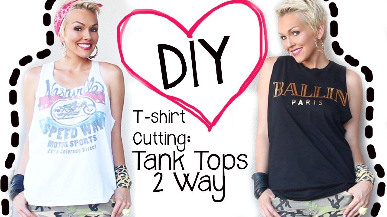 Transform Your T-Shirt: How To Cut A Tshirt Into A Cute Tank Top
