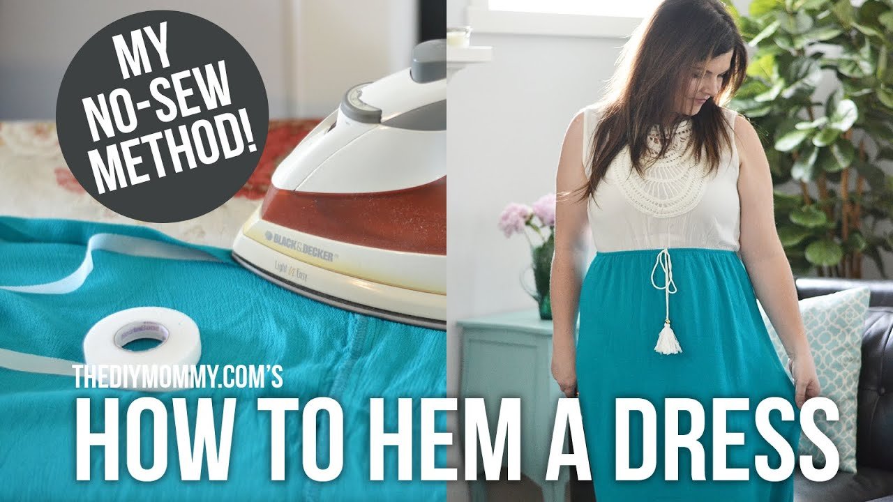 Easy Guide: How To Hem A Dress Without Sewing